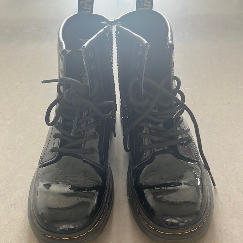 Doc martins - worn a few times. Size 4 youth.
